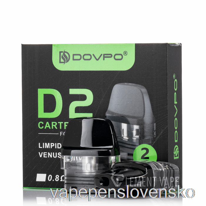 Dovpo D2 Priehľadné Náhradné Kapsuly 0,8 Ohm D2 Struky Vape Cigareta